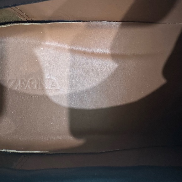 Zegna Triple Stitch Black Nubuck Sneakers - Picture 3 of 7